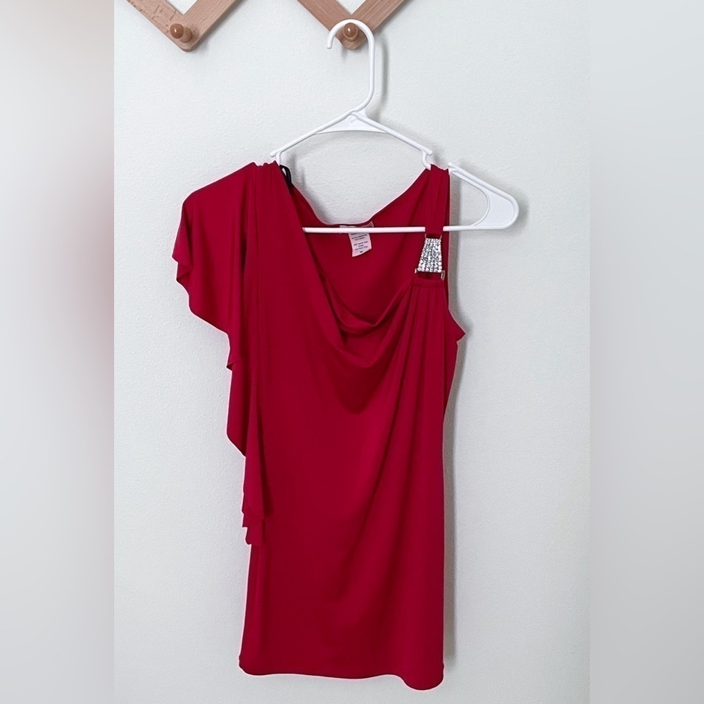 Body Central | Women’s Red‎ Rhinestone Top